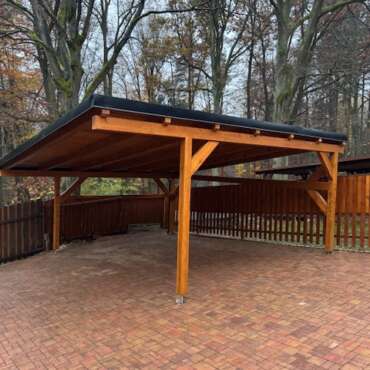 6.11.2024 Dřevěné garážové stání – obec Kytín