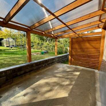 9.6.2025 Nová dřevěná pergola v Suchdole